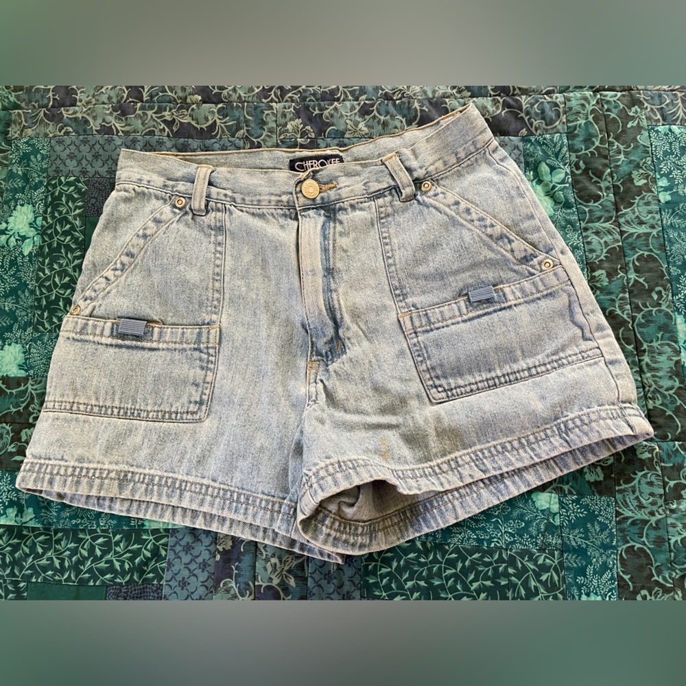 Cherokee Blue Denim Shorts Girls Size 12